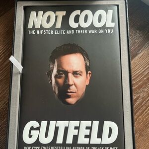 Greg gutfeld not cool premier collectibles signed authentic book
